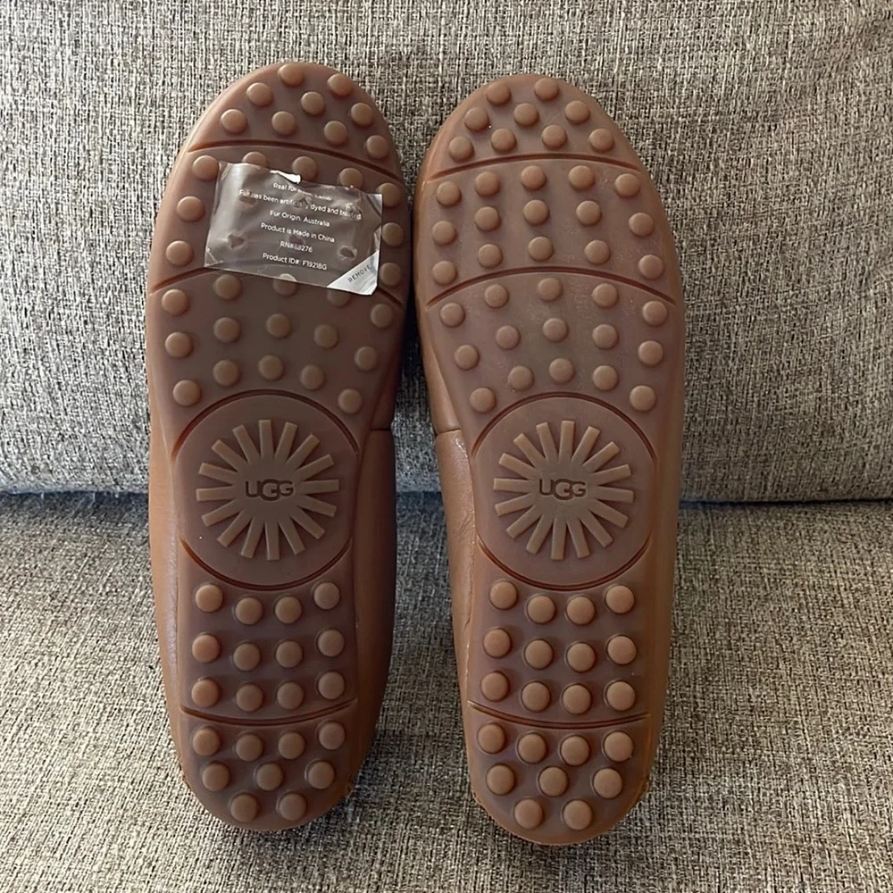 NEW UGG DELUXE LOAFER. CHESTNUT - Picture 6 of 7